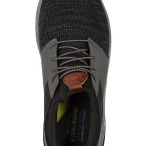 Skechers Delson 3.0 – CICADA Herren Sneaker 210238 Schwarz / Grau 13