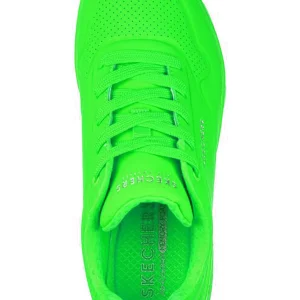 Skechers Skecher Street UNO Night Shades Sneakers Damen 73667 Neon Grün 13