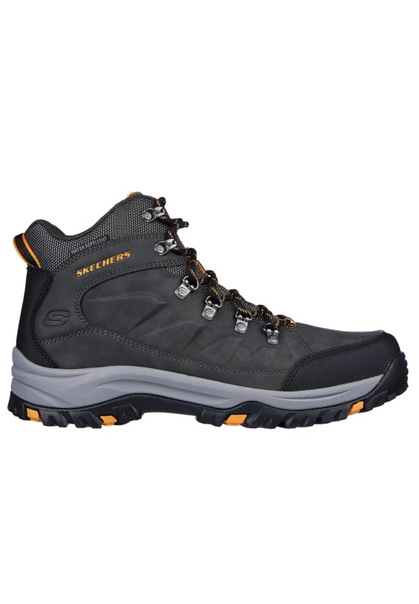 Skechers Men Relaxed Fit RELMENT DAGGETT Outdoor Trail Stiefel Herren Grau 204642 CHAR 4