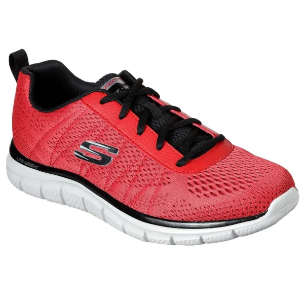 Skechers SPORT MENS TRACK MOULTON Sneakers Herren Rot 1