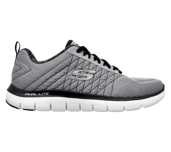 Skechers Sport Mens FLEX ADVANTAGE 2.0 THE HAPPS Sportschuhe/Laufschuhe Herren Schuhe Grau 7