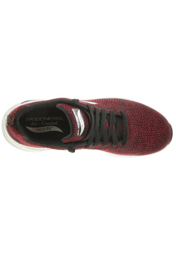 Skechers Arch-Fit PARADYME Herren Sneaker 232041 RDBK Rot/schwarz 7