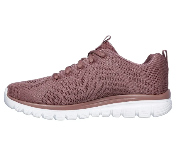 Skechers Sport Womens GRACEFUL GET CONNECTED Sneakers Women Mauve 6