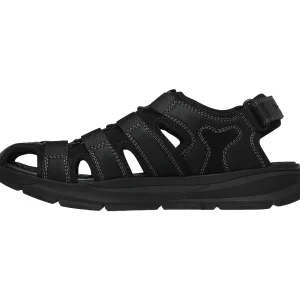 Skechers Men’s USA Street Wear RELONE HENTON Sandalen Herren Schwarz 12