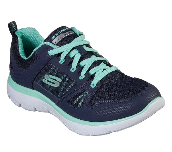 Skechers Sport Womens SUMMITS NEW WORLD Sneakers Women Blau 1