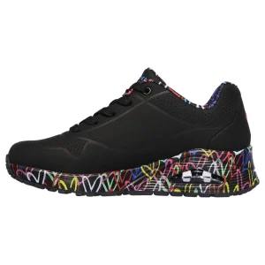 Skechers Street UNO LOVING LOVE Sneakers Women JGoldcrown Schwarz 9