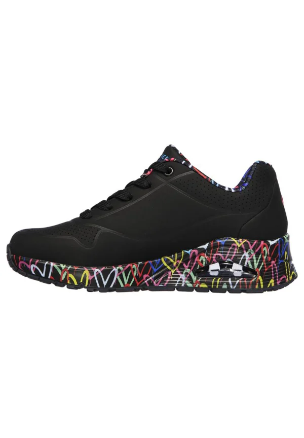 Skechers Street UNO LOVING LOVE Sneakers Women JGoldcrown Schwarz 3