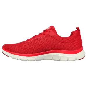 Skechers Damen FLEX APPEAL 4.0 Brilliant View Sneaker Turnschuhe 149303 Rot 9