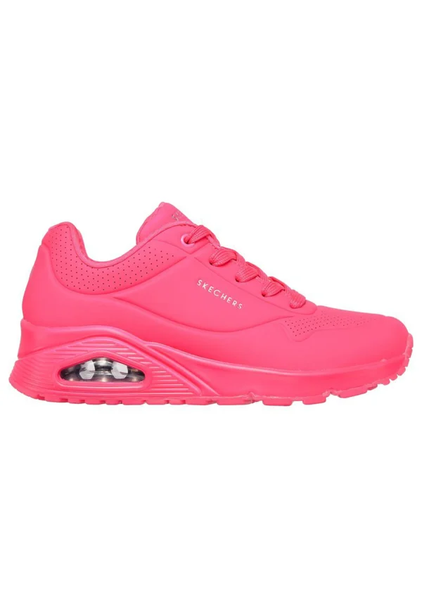 Skechers Skecher Street UNO Night Shades Sneakers Damen Neon 73667 Pink 4