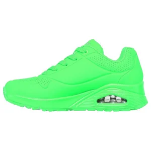 Skechers Skecher Street UNO Night Shades Sneakers Damen 73667 Neon Grün 11