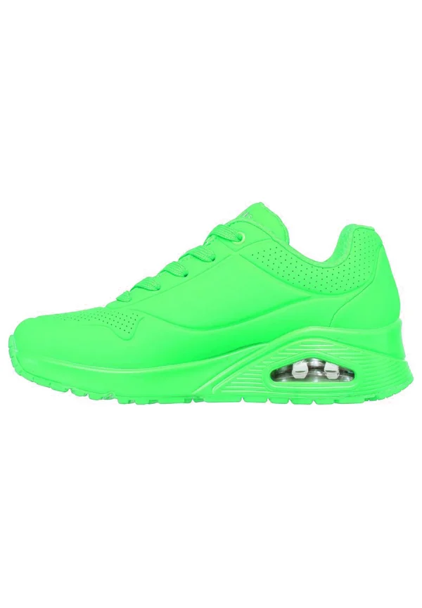 Skechers Skecher Street UNO Night Shades Sneakers Damen 73667 Neon Grün 4