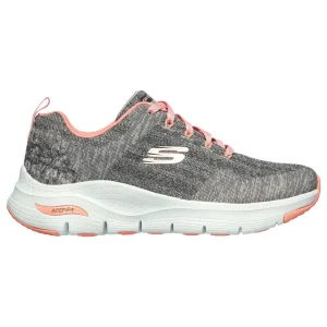 Skechers SPORT WOMENS ARCH FIT COMFY WAVE Sneakers Damen 149414/GYPK Grau/pink 9