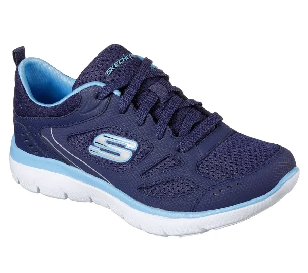 Skechers Sport Damen SUMMITS SUITED Sneakers Women Blau 1