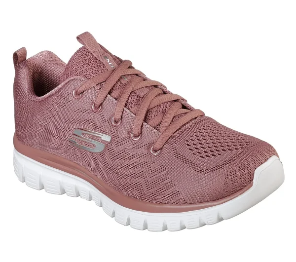 Skechers Sport Womens GRACEFUL GET CONNECTED Sneakers Women Mauve 1