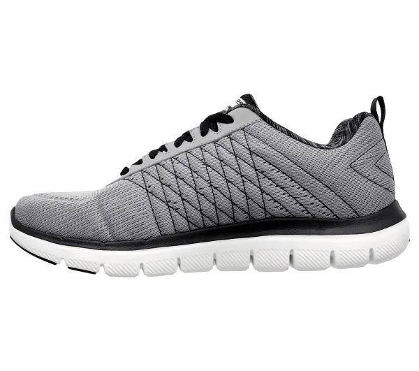 Skechers Sport Mens FLEX ADVANTAGE 2.0 THE HAPPS Sportschuhe/Laufschuhe Herren Schuhe Grau 6