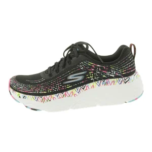 Skechers MAX CUSHIONNING ELITE PAINTED WITH LOVE Damen Sneakers JGoldcrown Schwarz 12