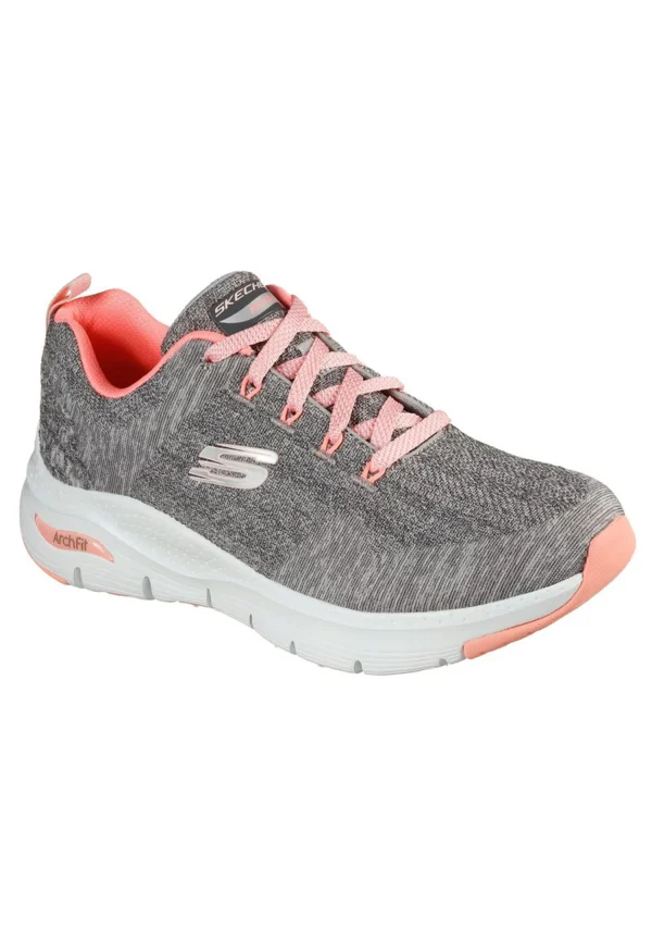 Skechers SPORT WOMENS ARCH FIT COMFY WAVE Sneakers Damen 149414/GYPK Grau/pink 1