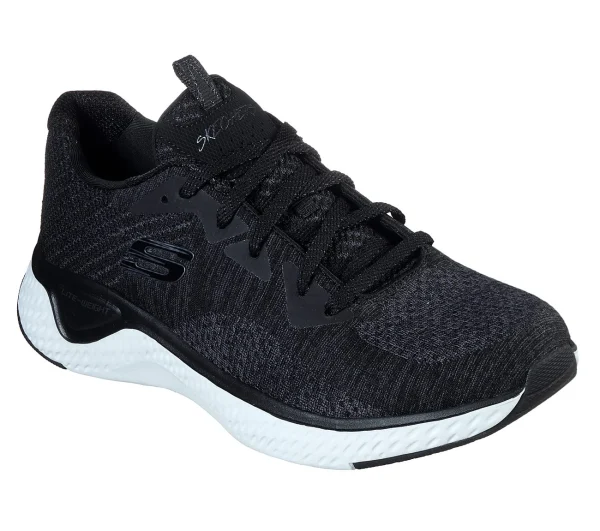 Skechers Sport Womens SOLAR FUSE BRISK ESCAPE Sneakers Frauen Schwarz 1