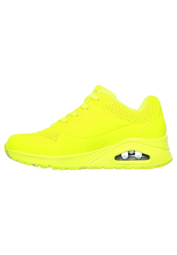 Skechers Skecher Street UNO Night Shades Sneakers Damen 73667 Neon Gelb 3