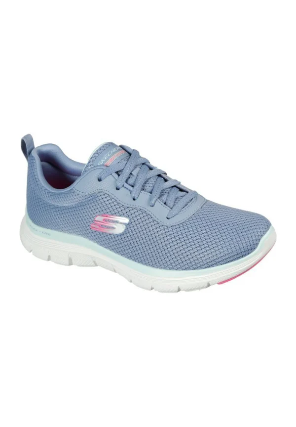 Skechers Damen FLEX APPEAL 4.0 Brilliant View Sneaker Turnschuhe 149303 Blau 1