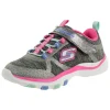 Skechers Girls TRAINER LITE JAZZY JUMPER Sneakers Kinder Schuhe Grau 22