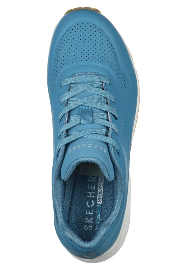 Skechers Skecher Street Uno -STAND ON AIR Damen Sneaker 73690 SLT Blau 5