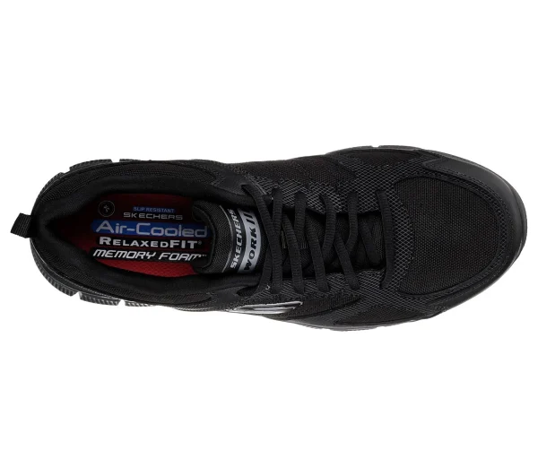 Skechers Herren Work Telfin-SANPHET Sicherheitsschuhe Arbeitsschuhe Sneaker 77152EC Schwarz 5