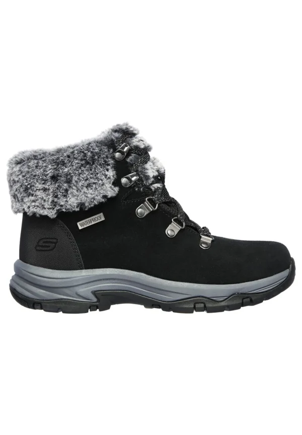 Skechers Damen Trego – FALLS FINEST Winterstiefelette Boots Gefüttert 167178 Schwarz 3