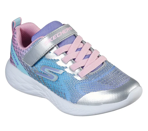 Skechers Girls GO RUN 600 RADIANT RUNNER SNEAKERS Kids Silber 1