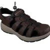 Skechers Herren Sport Casual MELBO JOURNEYMAN 2 Sandalen Men Braun 22