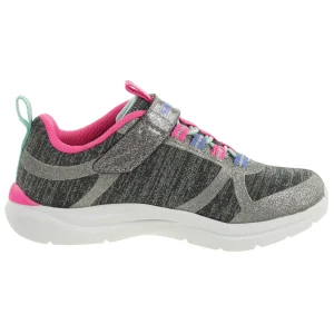 Skechers Girls TRAINER LITE JAZZY JUMPER Sneakers Kinder Schuhe Grau 16