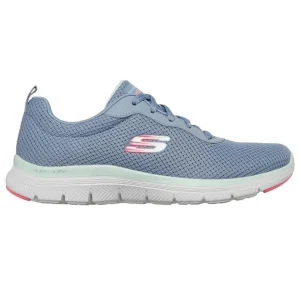 Skechers Damen FLEX APPEAL 4.0 Brilliant View Sneaker Turnschuhe 149303 Blau 9