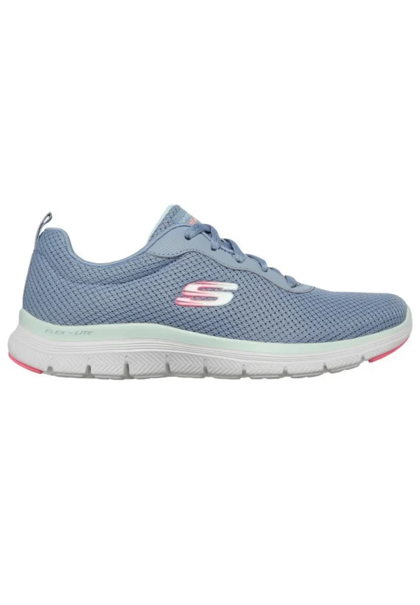 Skechers Damen FLEX APPEAL 4.0 Brilliant View Sneaker Turnschuhe 149303 Blau 3