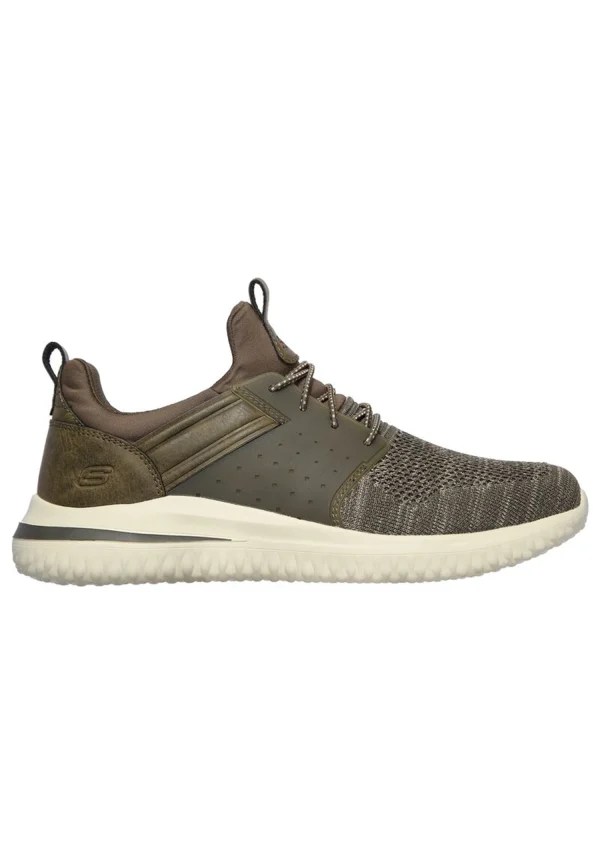 Skechers Delson 3.0 – CICADA Herren Sneaker 210238 Olive 4