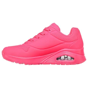 Skechers Skecher Street UNO Night Shades Sneakers Damen Neon 73667 Pink 9