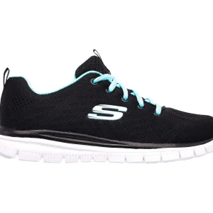 Skechers Sport Womens GRACEFUL GET CONNECTED Sneakers Women Schwarz 18