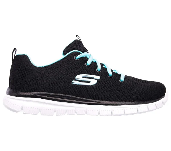 Skechers Sport Womens GRACEFUL GET CONNECTED Sneakers Women Schwarz 7