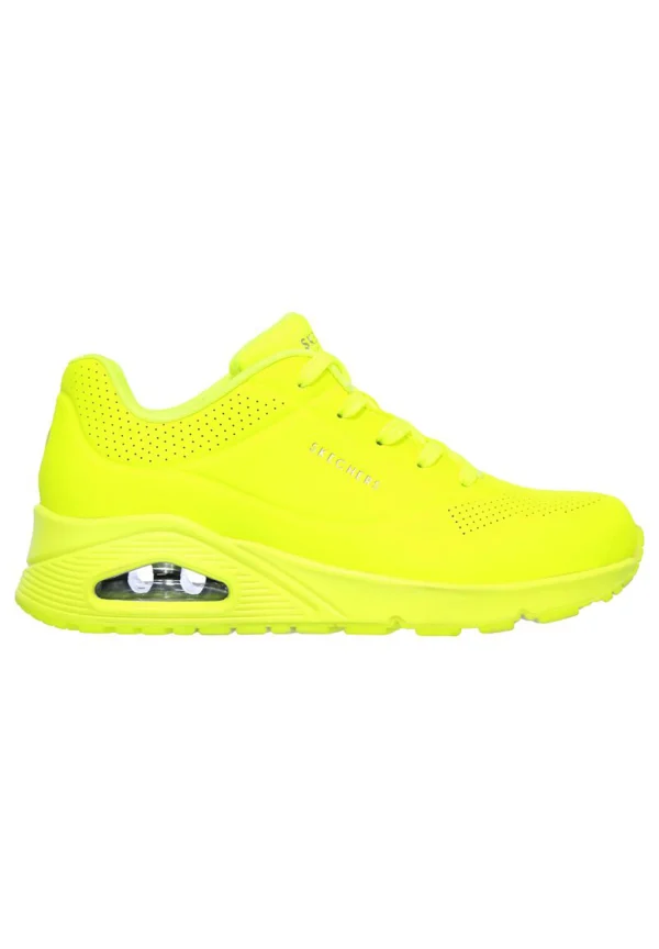 Skechers Skecher Street UNO Night Shades Sneakers Damen 73667 Neon Gelb 4