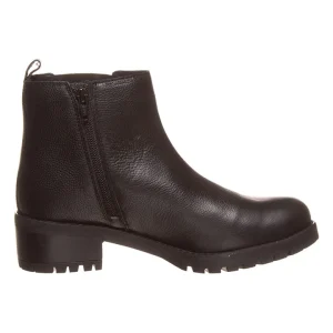 Skechers Leder-Stiefeletten In Schwarz 9