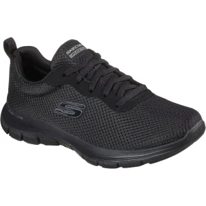 Skechers Sneaker Flex Appeal 4.0 In Black Mesh-trim 16