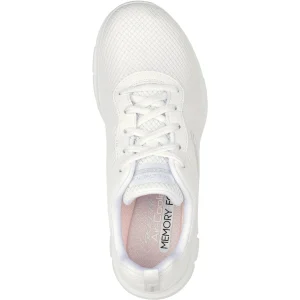 Skechers Sneaker Flex Appeal 4.0 In White Mesh – Trim 12