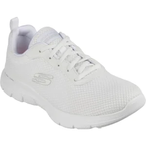 Skechers Sneaker Flex Appeal 4.0 In White Mesh – Trim 16