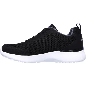 Skechers Sneaker Skech Air Dynamight In Black Mesh – White Trim 10