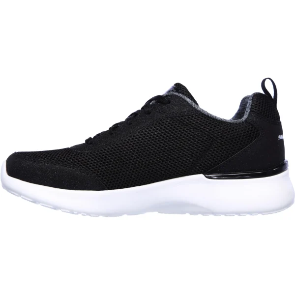 Skechers Sneaker Skech Air Dynamight In Black Mesh – White Trim 3