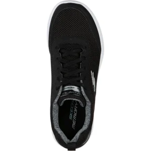 Skechers Sneaker Skech Air Dynamight In Black Mesh – White Trim 12