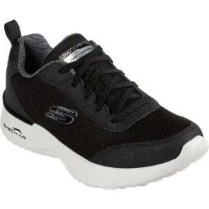 Skechers Sneaker Skech Air Dynamight In Black Mesh – White Trim 16