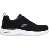 Skechers Sneaker Skech Air Dynamight In Black Mesh – White Trim 17