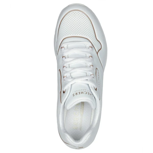 Skechers Sneaker Uno 2 In White-golden Trim 5