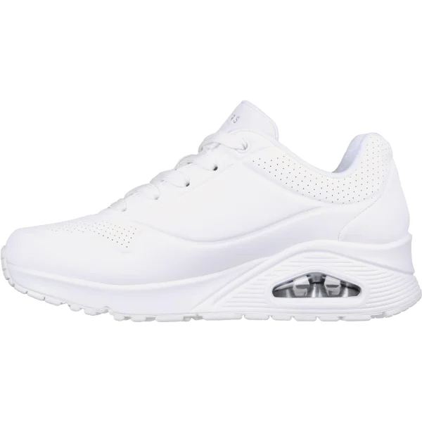 Skechers Sneaker Uno In White Durabuck-mesh Trim 3