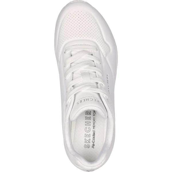 Skechers Sneaker Uno In White Durabuck-mesh Trim 4